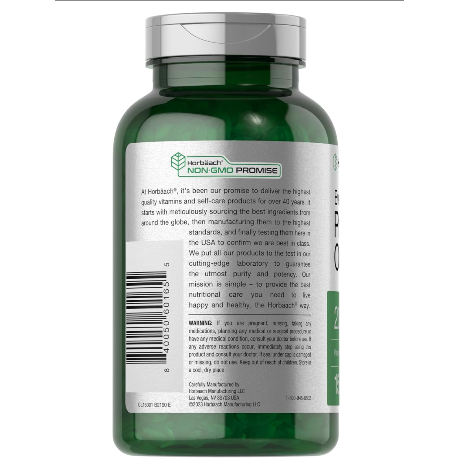 Cápsulas de aceite de onagra 2000 mg | Equilibrio hormonal y salud femenina