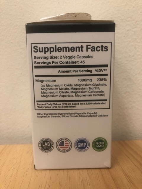 Magnesium 8 in 1 Complex 1000mg 90 Capsules Exp 12/2027