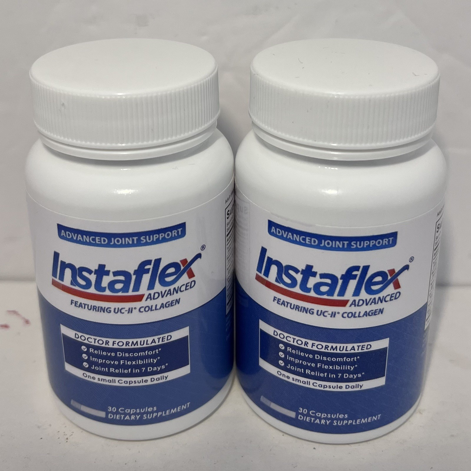 2 Pack Instaflex Advanced Joint Support Doctor Formulated 60 Capsules Exp12/28