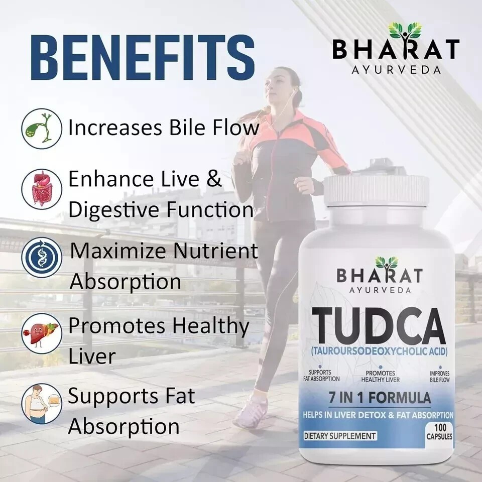 BHARAT AYURVEDA TUDKA – Liver Detox Supplement | Bile Salt – 100 Capsules U919