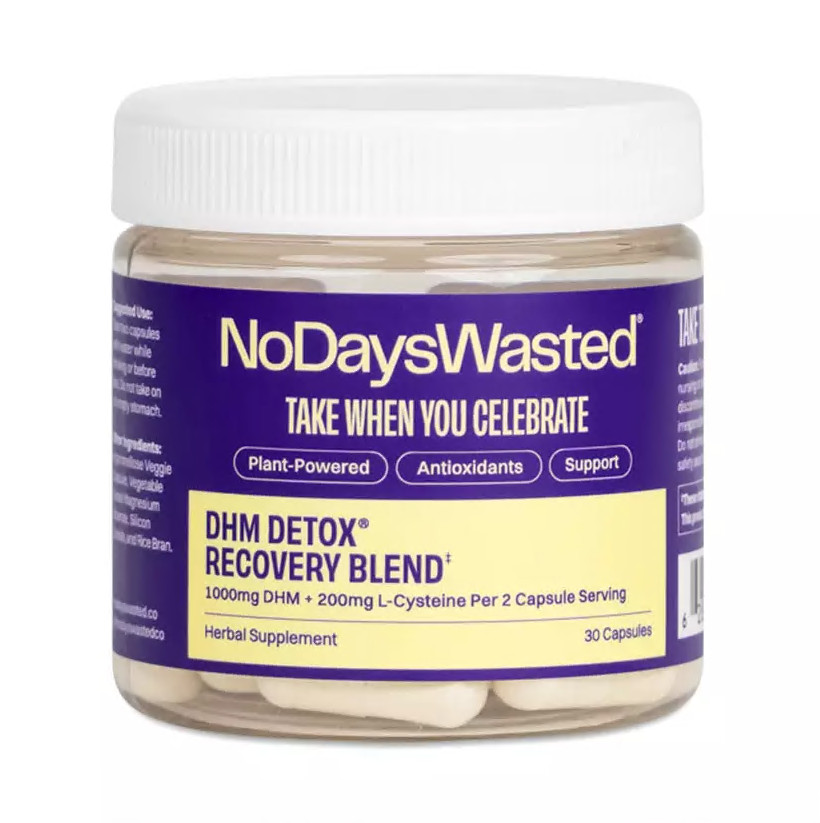 No Days Wasted DHM Detox 30 capsules EXp 03/27 Same Day Shipping