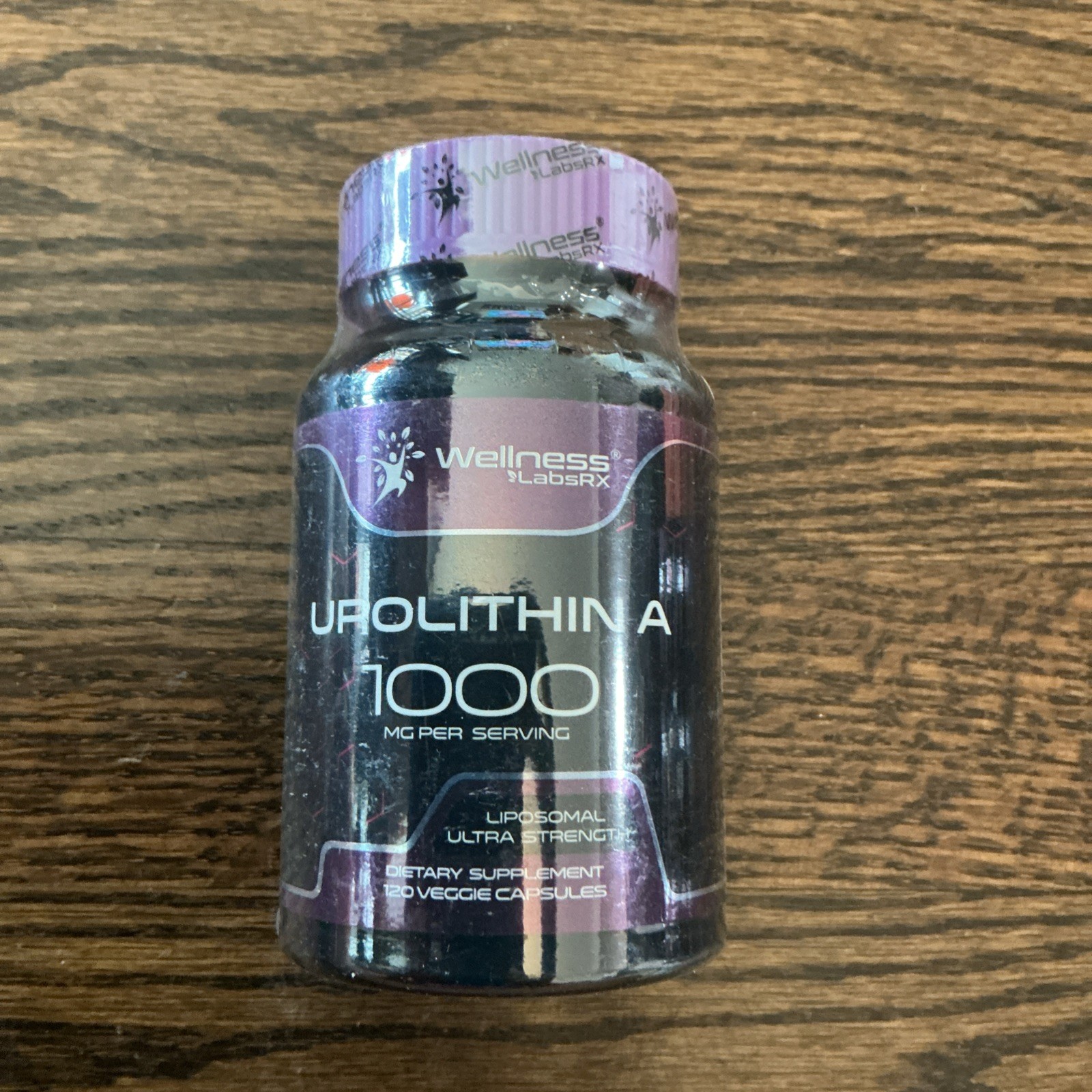 Urolithin A Supplement 120 Veggie Capsules 1,000mg MG Per Serving. EXP : 4/28