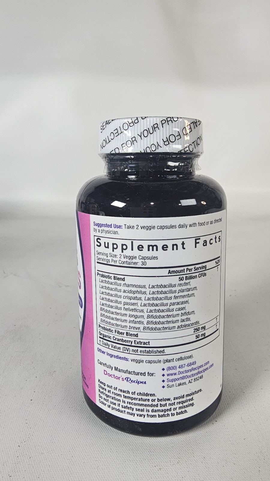 Women’s Probiotic 60 Caps 50 Billion CFU 16 Strains Exp:02/2028