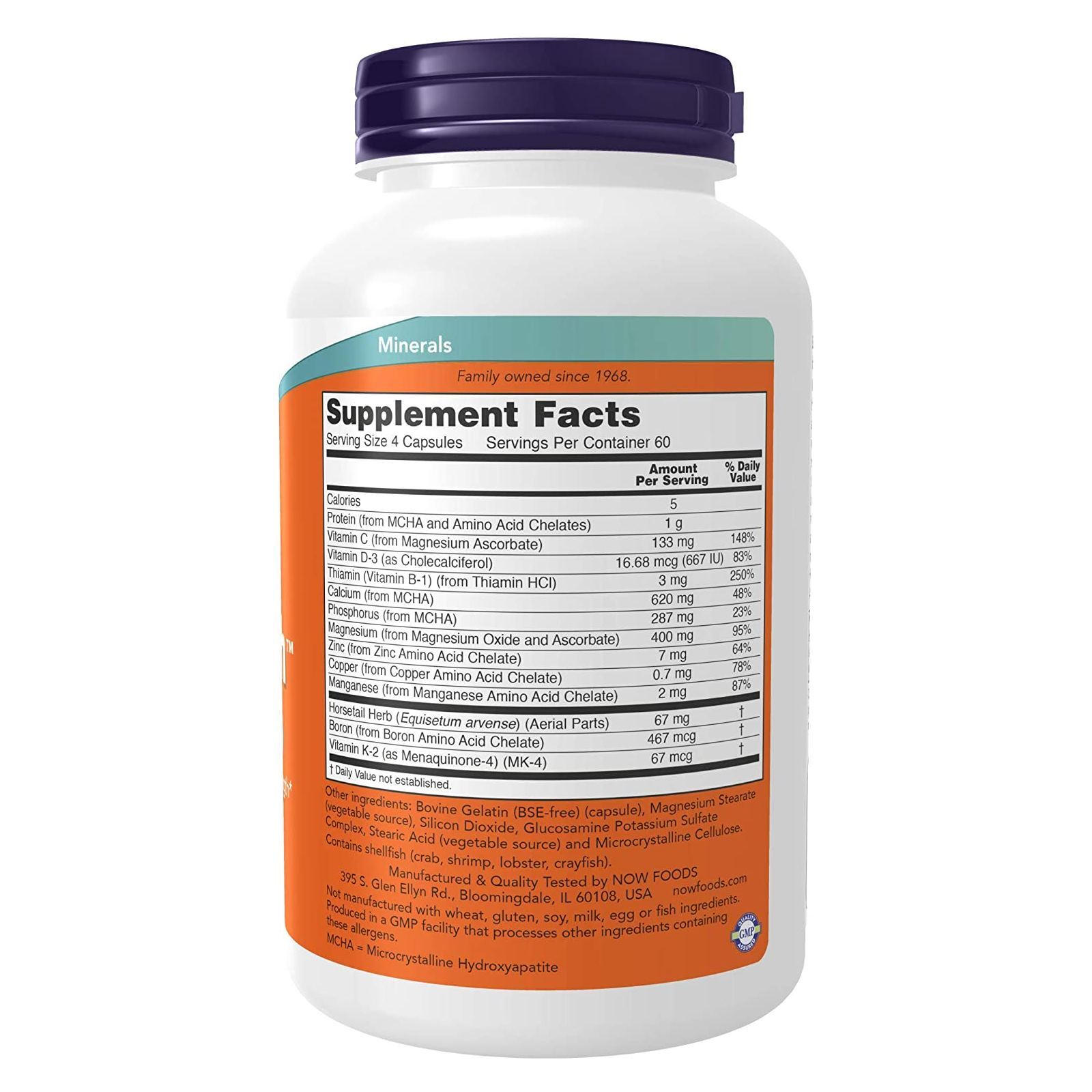NOW FOODS Bone Strength 240 Capsules