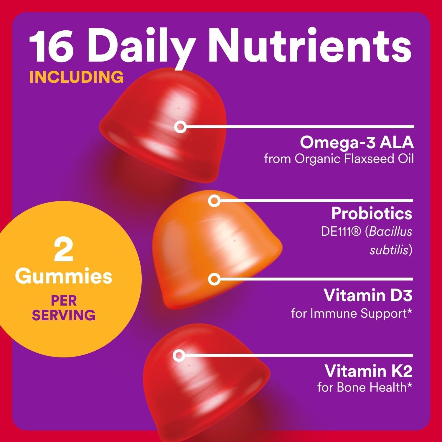 SmartyPants Organic Toddler Multivitamin Gummies: Probiotics – 08/07/2025