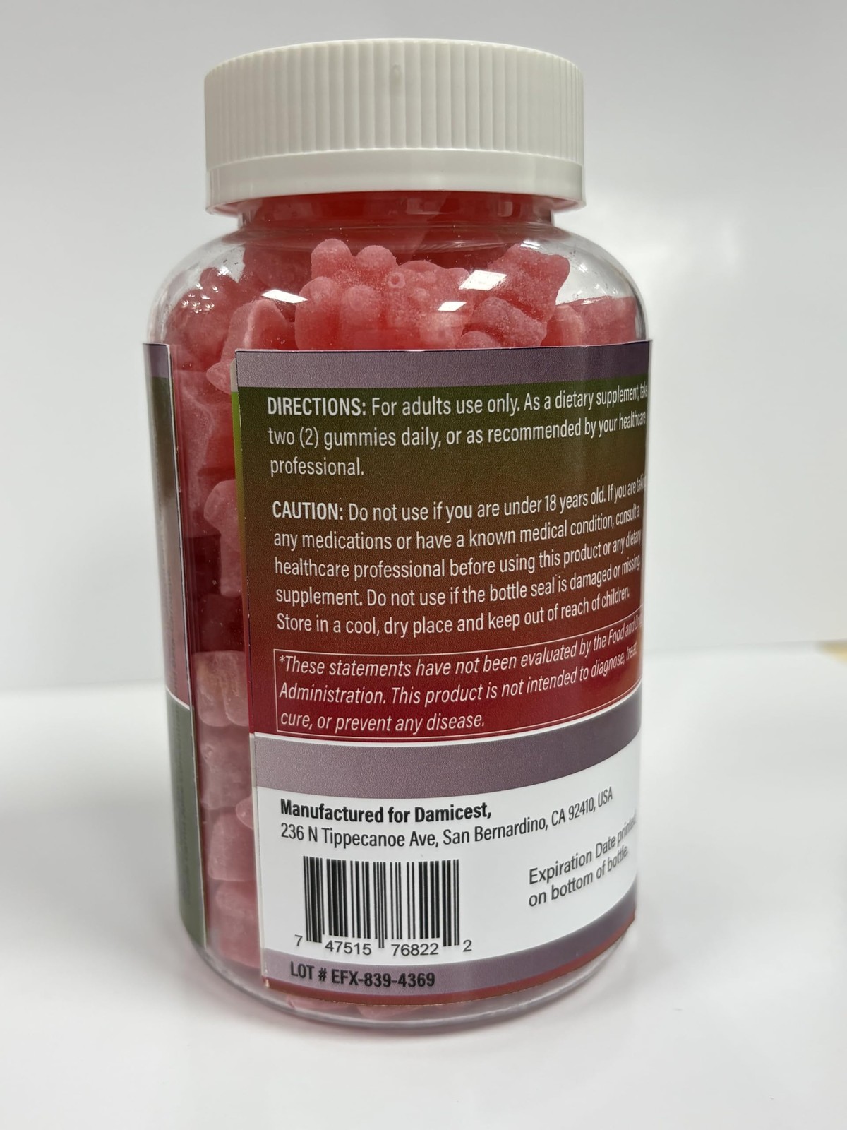 ACV Gummies, 120 Counts