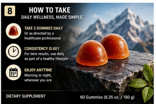 Himalayan Shilajit GOLD Gummies, Organic, Extremely Potent 3000 mg, 4 JAR 4MONTH