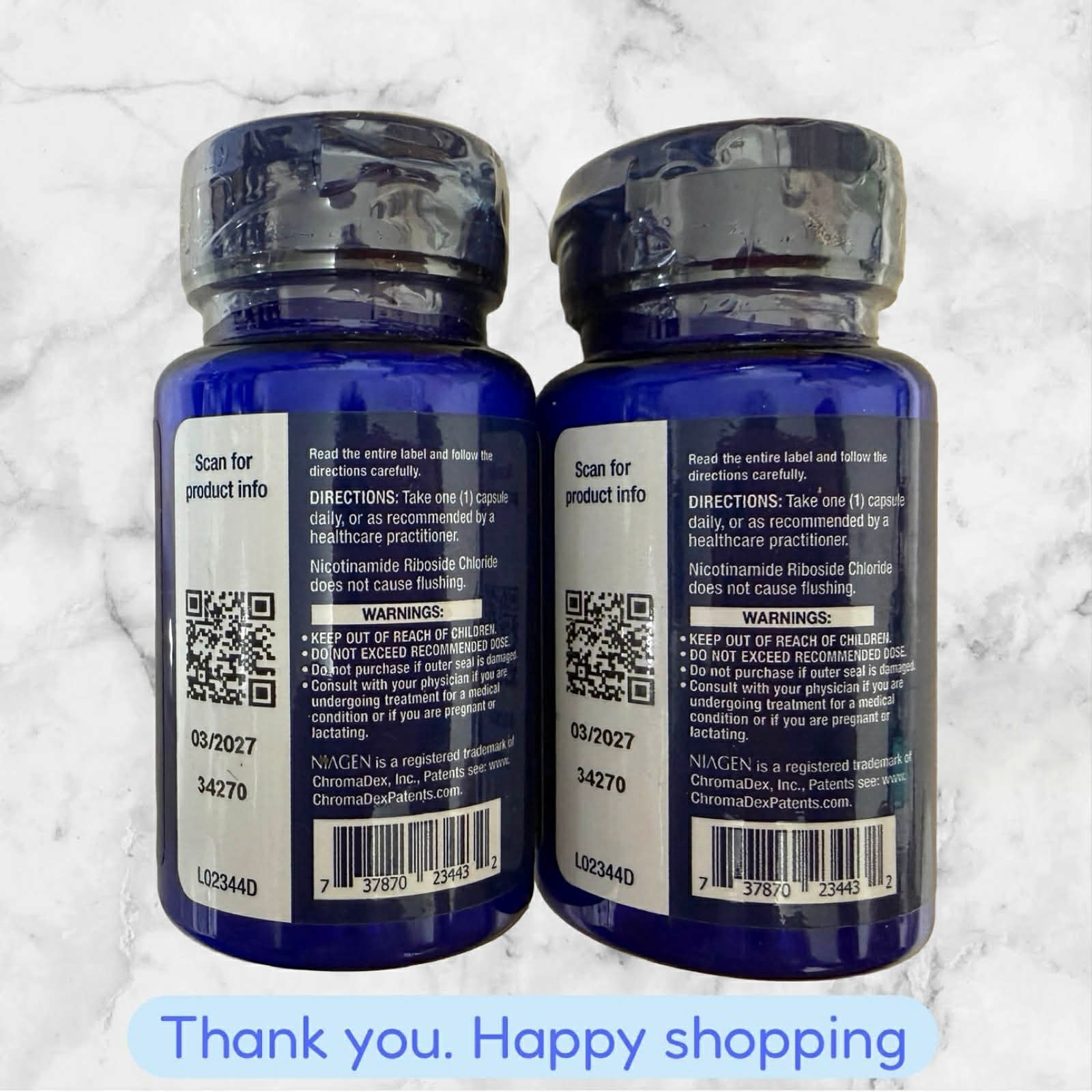 FOR 2 Life Extension NAD+ 300mg Nicotinamide Riboside 30 Capsules NEW SHIP