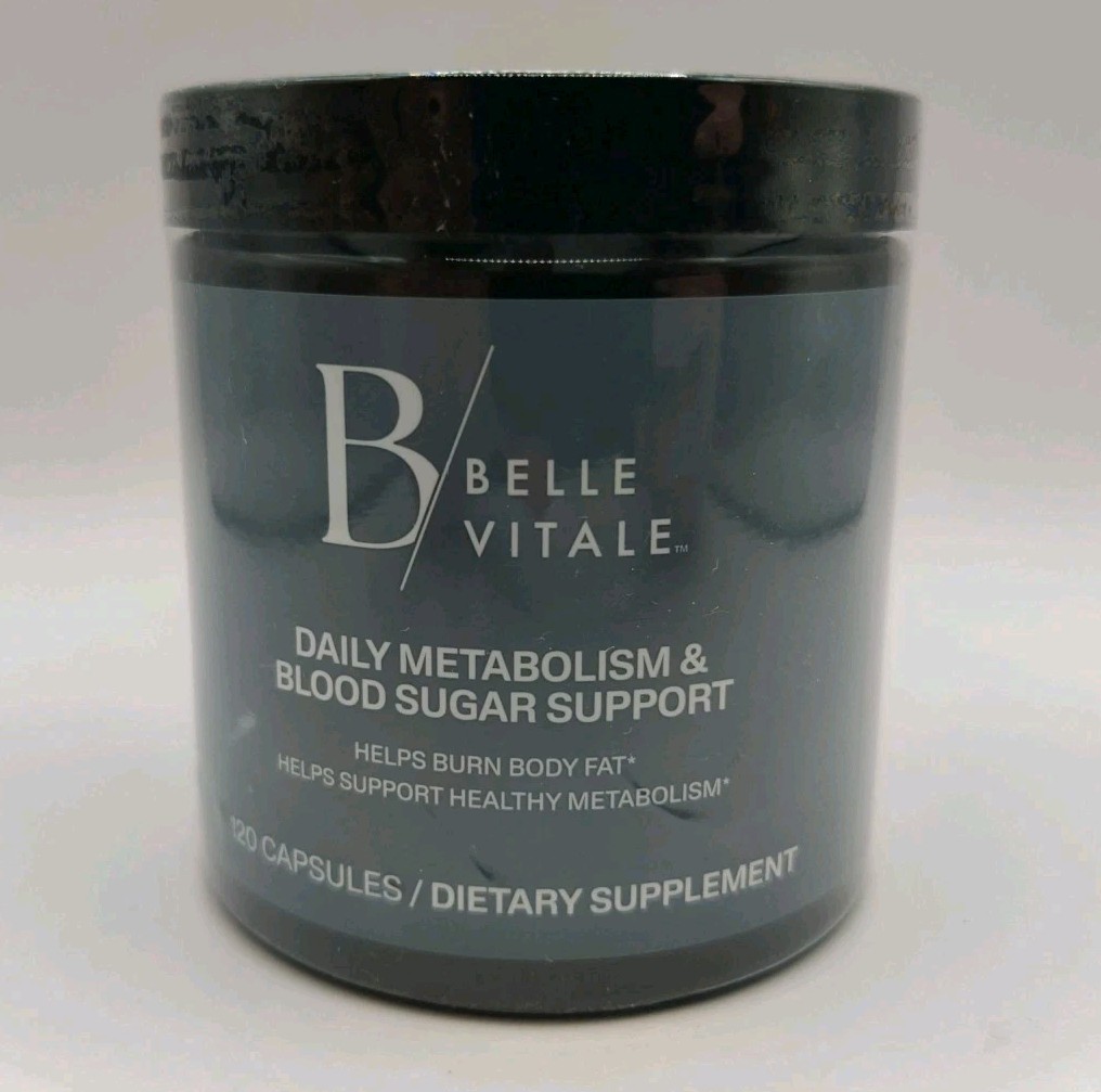 Belle Vitale Daily Metabolism Blood Sugar Support 120 Capsules 10/2026