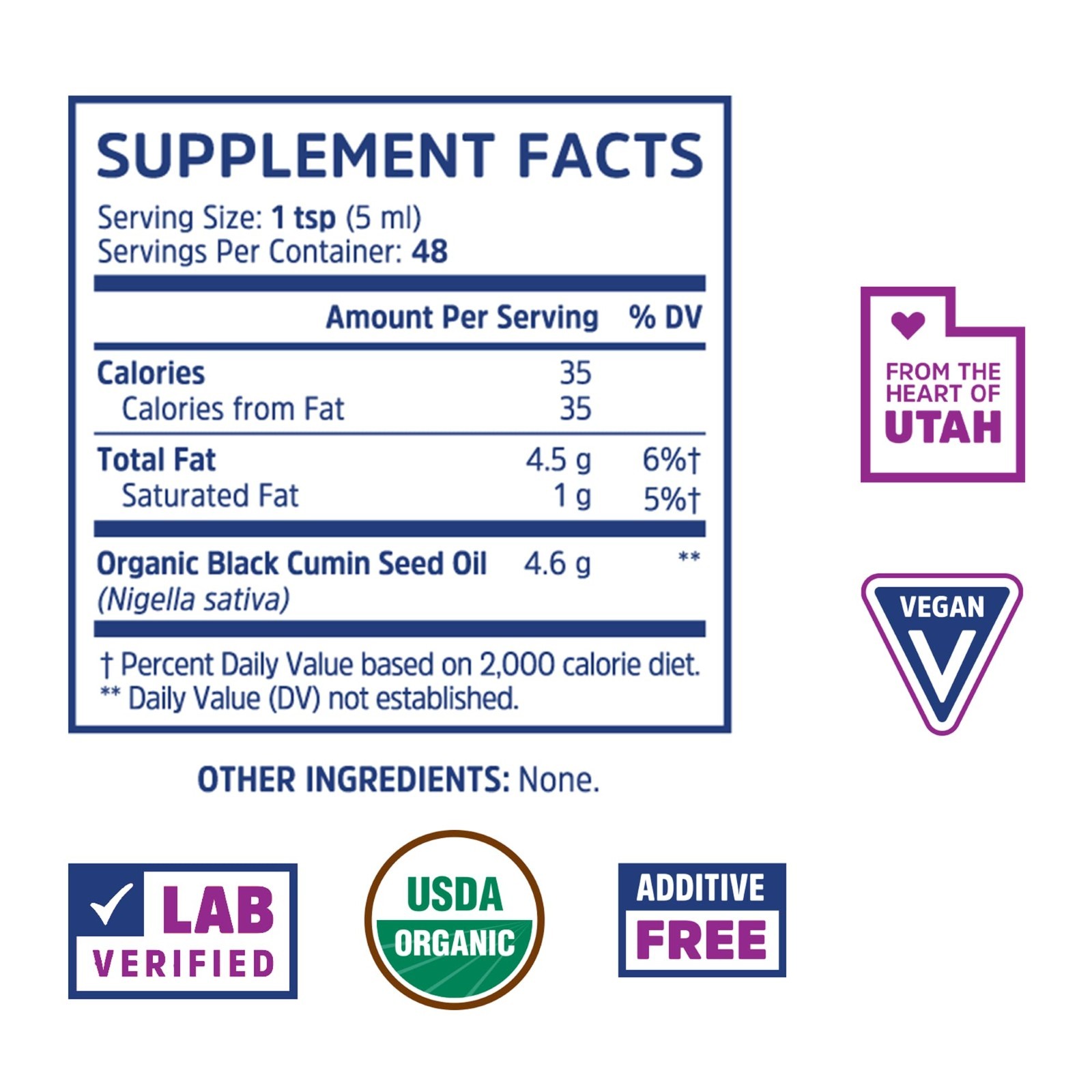 Pure Cold Pressed Black Seed Oil | Unrefined Black Cumin Supplement, Thymoquinon