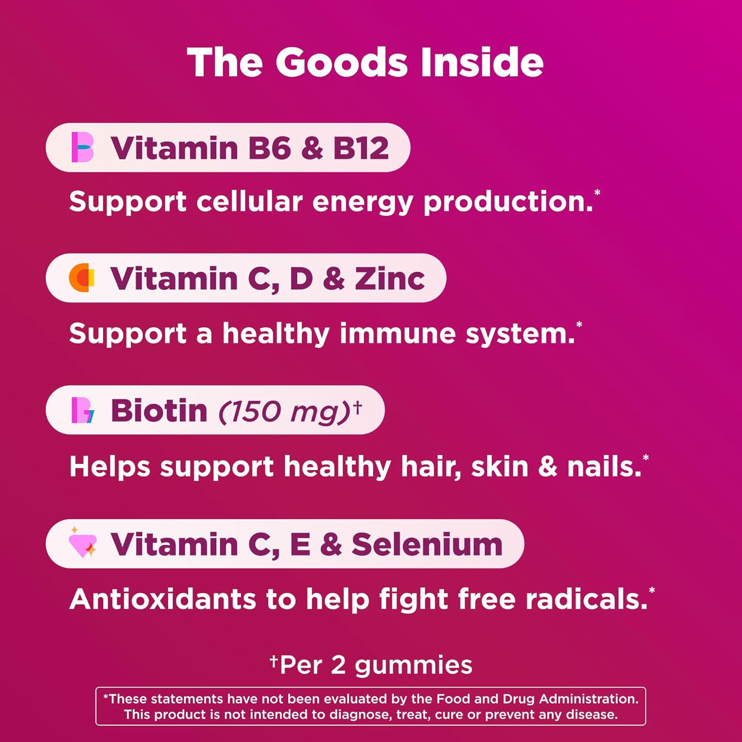 Women’s Multivitamin Gummy, Vitamins A, D, C, E, Biotin, Folic Acid, Adult Chewa