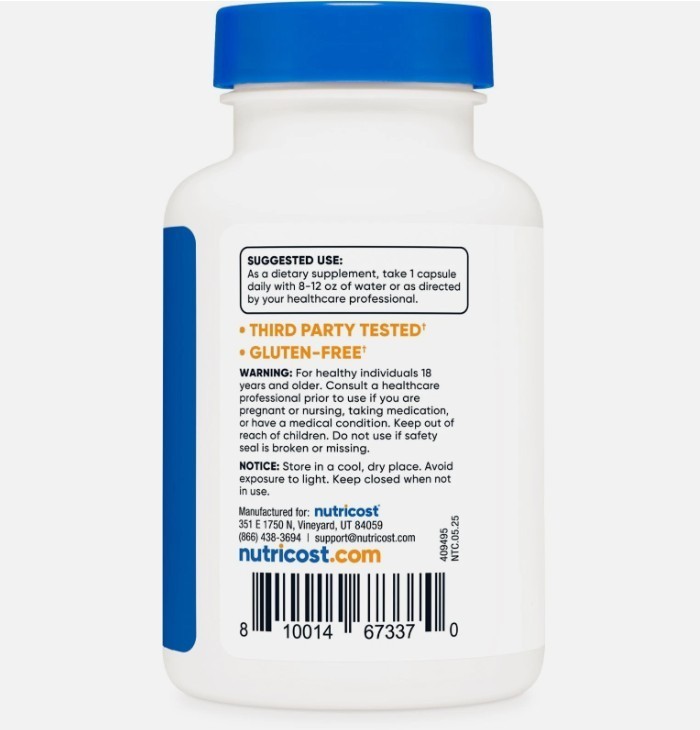 Nutricost Nattokinase 2,000FU, 120 Capsules – Gluten Free, Non-GMO, Vegetarian