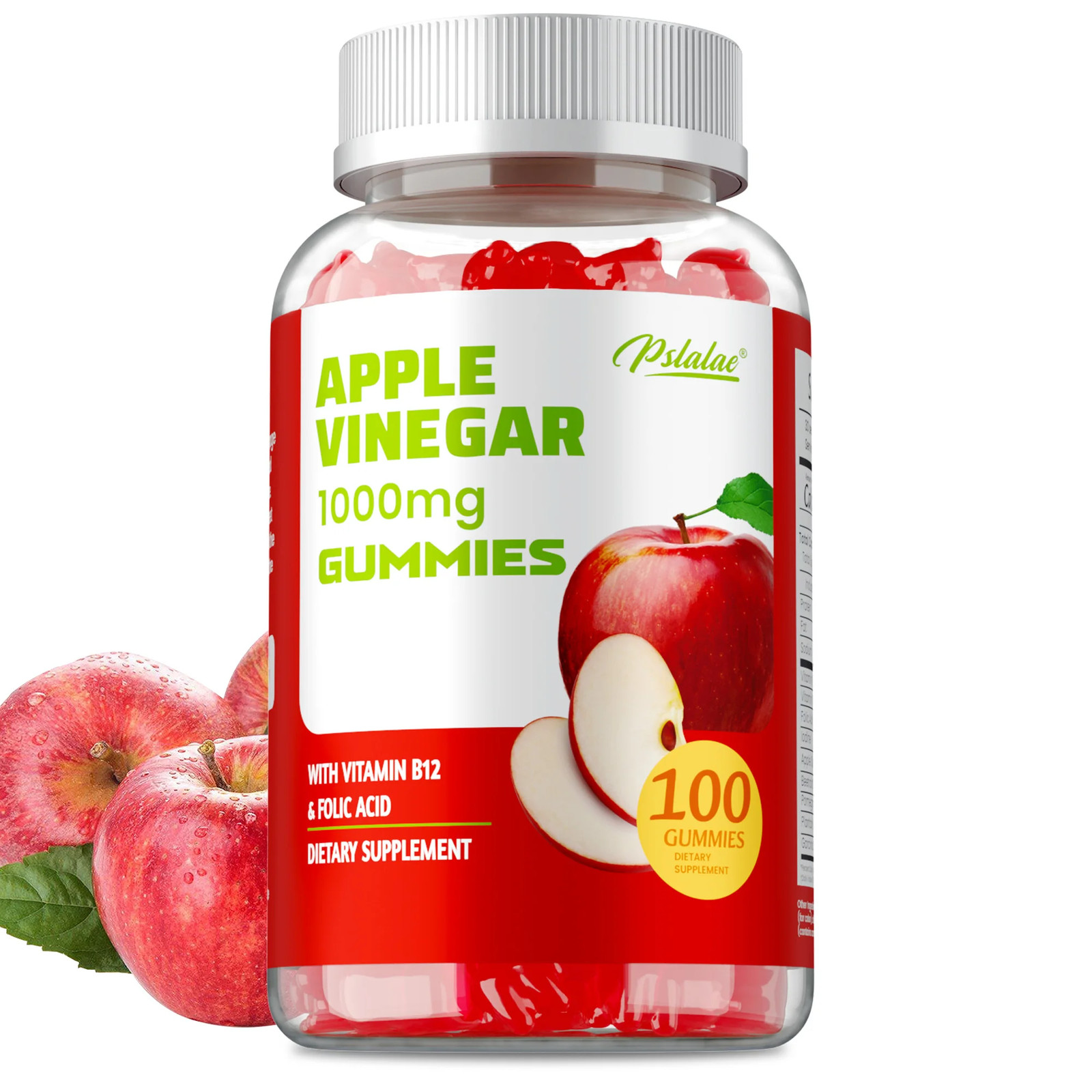 Apple Cider Vinegar 100pcs – Boost Energy, Digestive Function and Immune Health