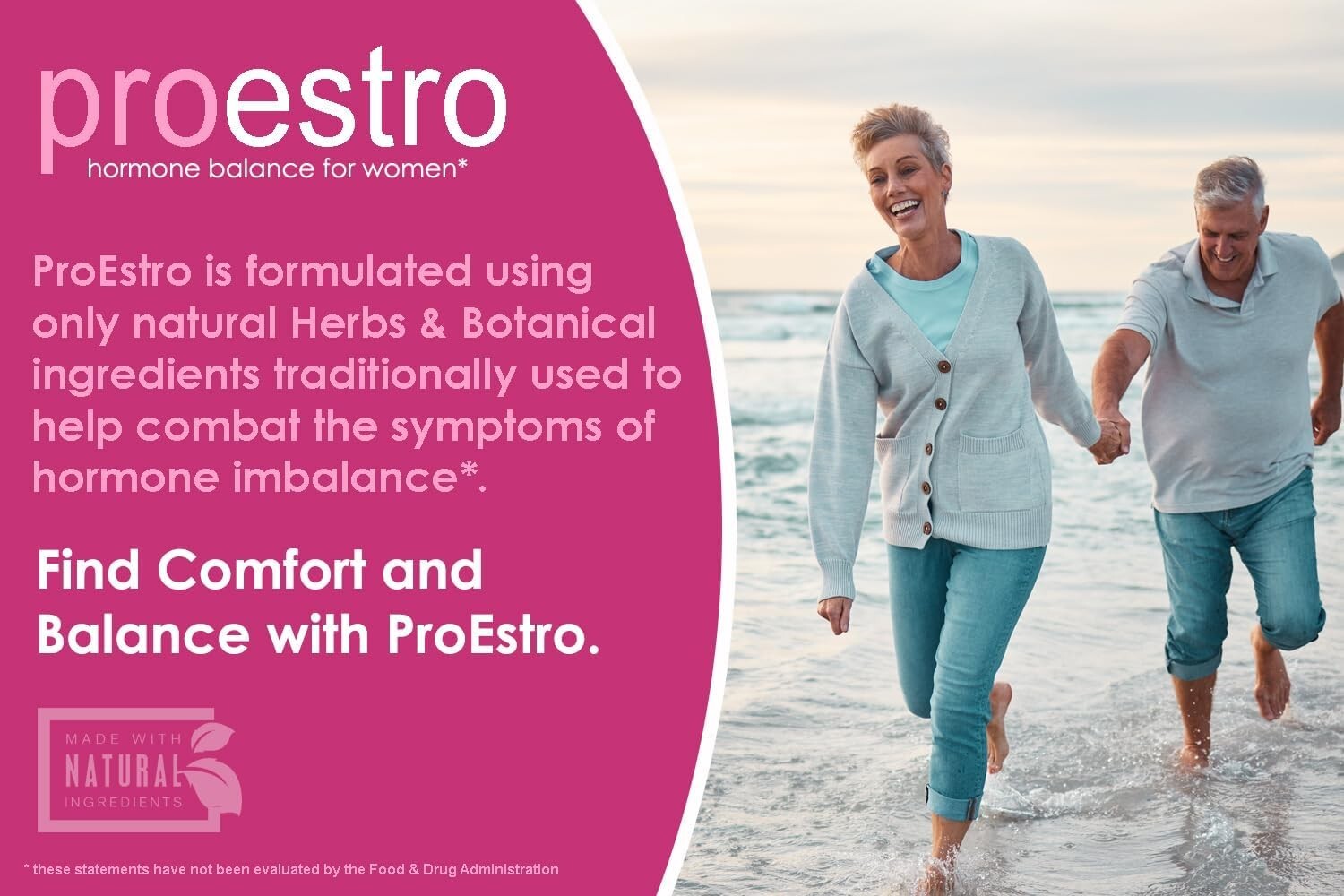 PROESTRO | Estrogen Support Supplement for Women | 60 Easy-to-Swallow Capsules