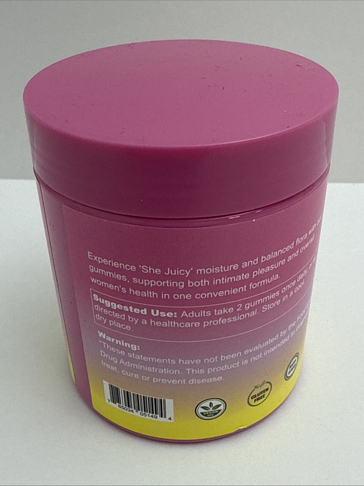 Leefar Women’s Probiotic Slippery Elm Pineapple 60 gummies exp: 07/2027