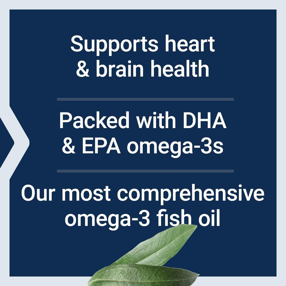 Life Extension Super Omega3 Plus EPA/DHA Fish Oil, Sesame Lignans (120 Softgels)