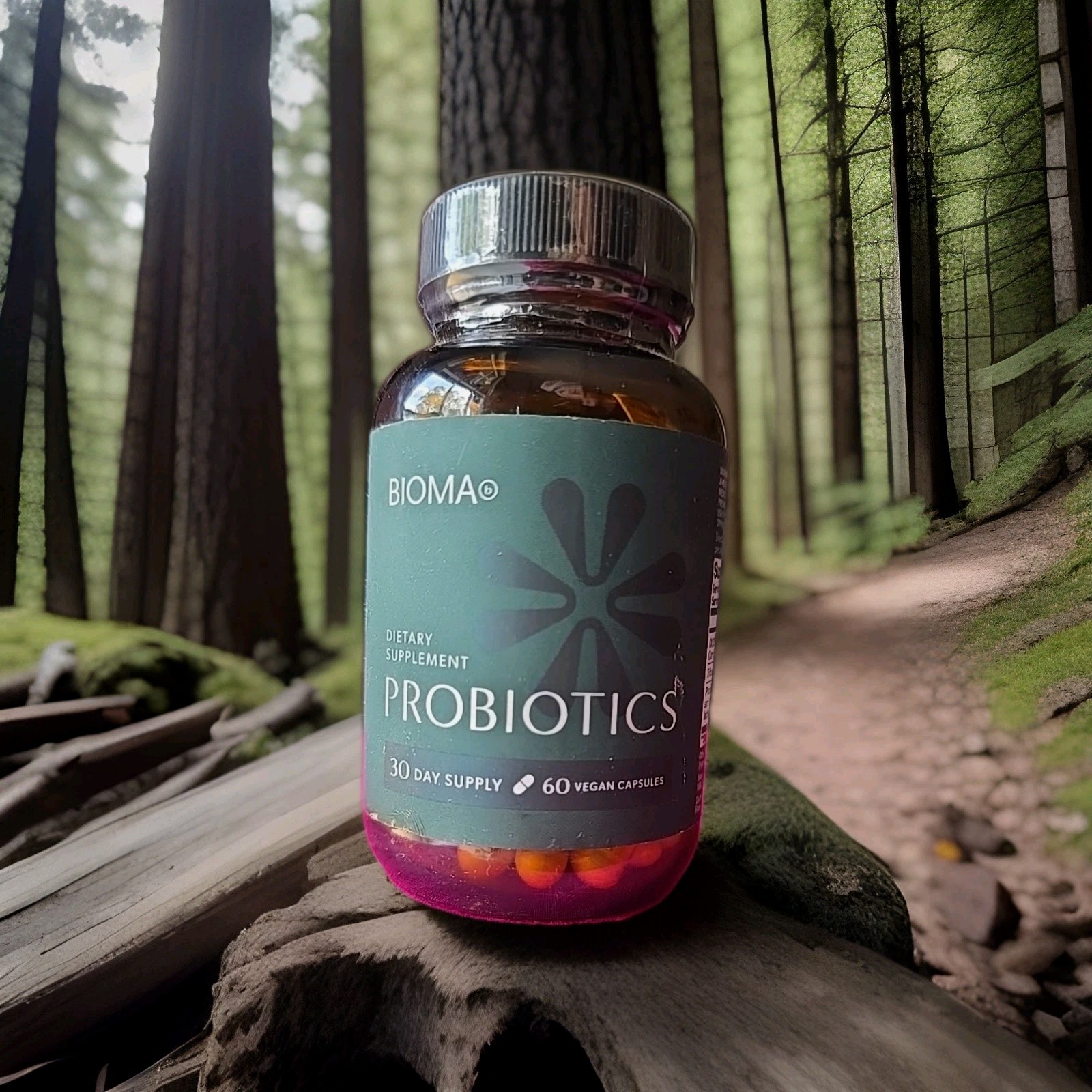 Bioma Probiotics Digestive Health Gut Support for Men & Women 60 capsules Vegan