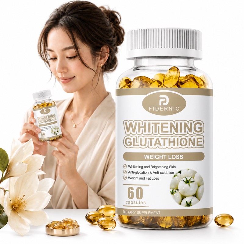 FIDERNIC L-Glutathione 500mg 60 Capsules Antioxidant Supplement