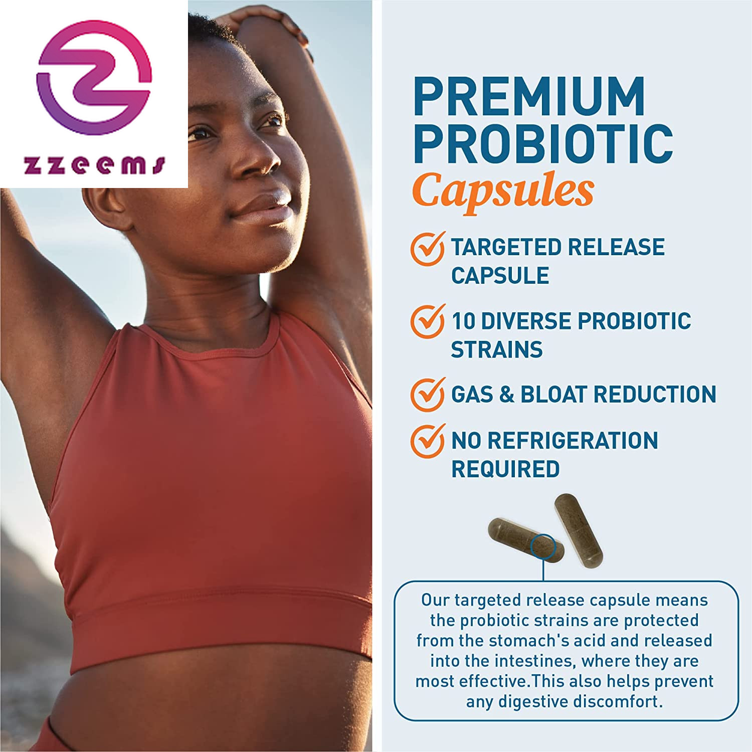 Probiotics 30 Billion, 10 Strains, 30 Billion Cfu’S, Targeted Release Probiotics