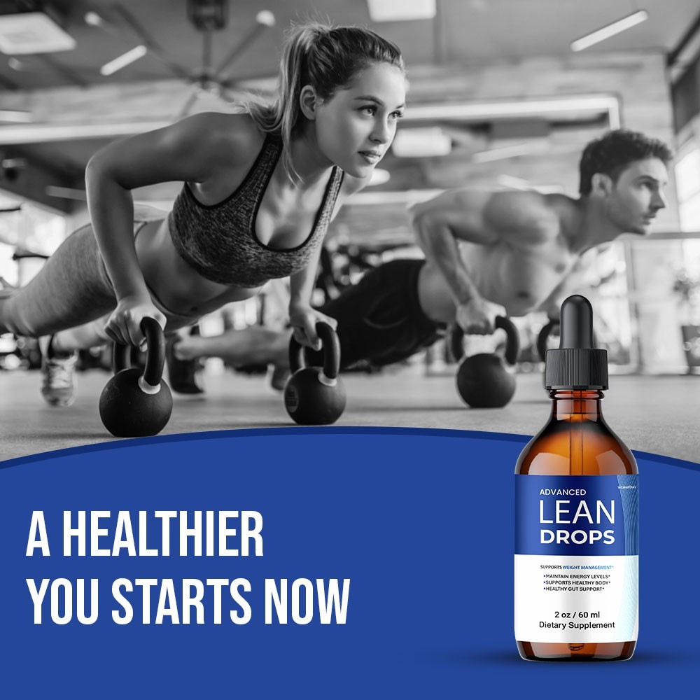 Lean Drops Liquid Supplement, All Natural Max Strength, LeanDrops (2 Pack)