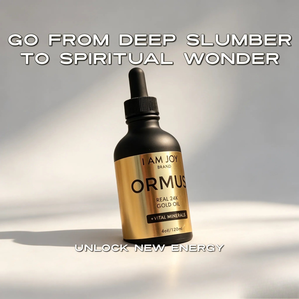 I Am Joy Ormus Gold Oil –Monoatomic, Decalcify Pineal Gland & DNA Repair Support