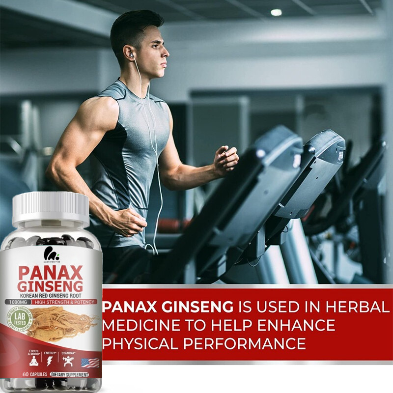 Ginseng capsules – 100% natural – improve physical function – endurance
