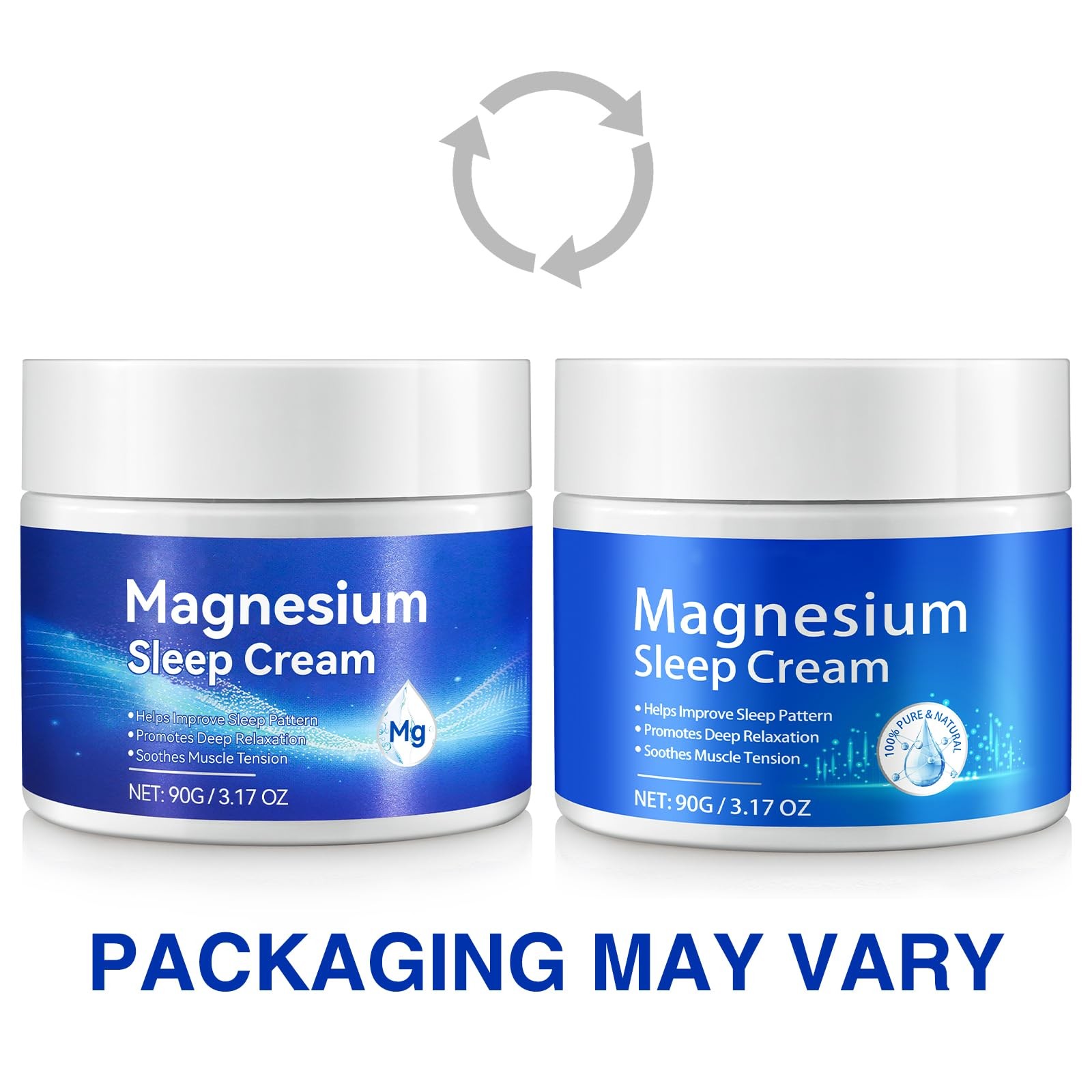 Magnesium Oil for Feet, Topical Cream, 3.1 Fl Oz (Pack of 1), 1pack