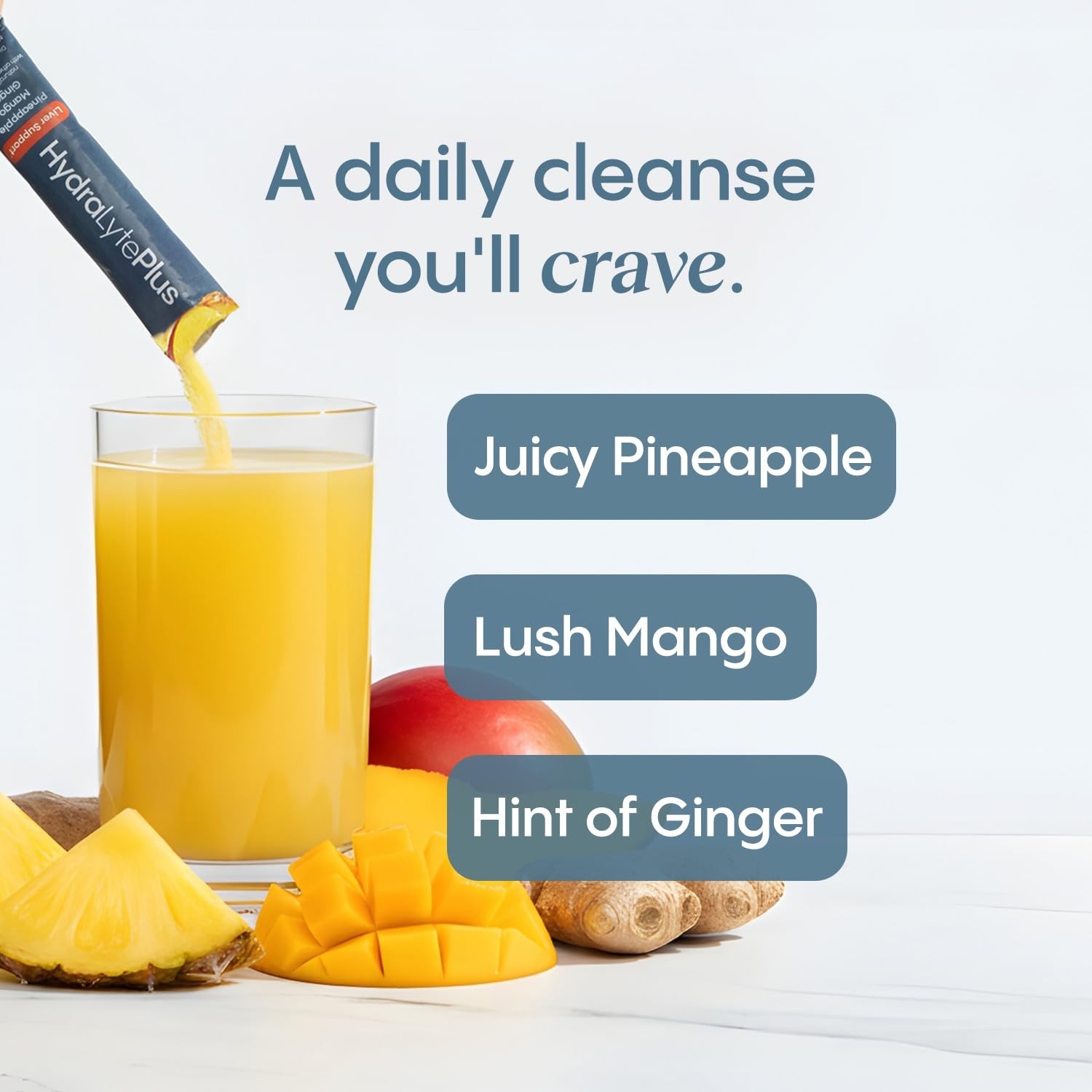 Liver Support Drink with Electrolytes, Milk Thistle, Pineapple Mango Flavor