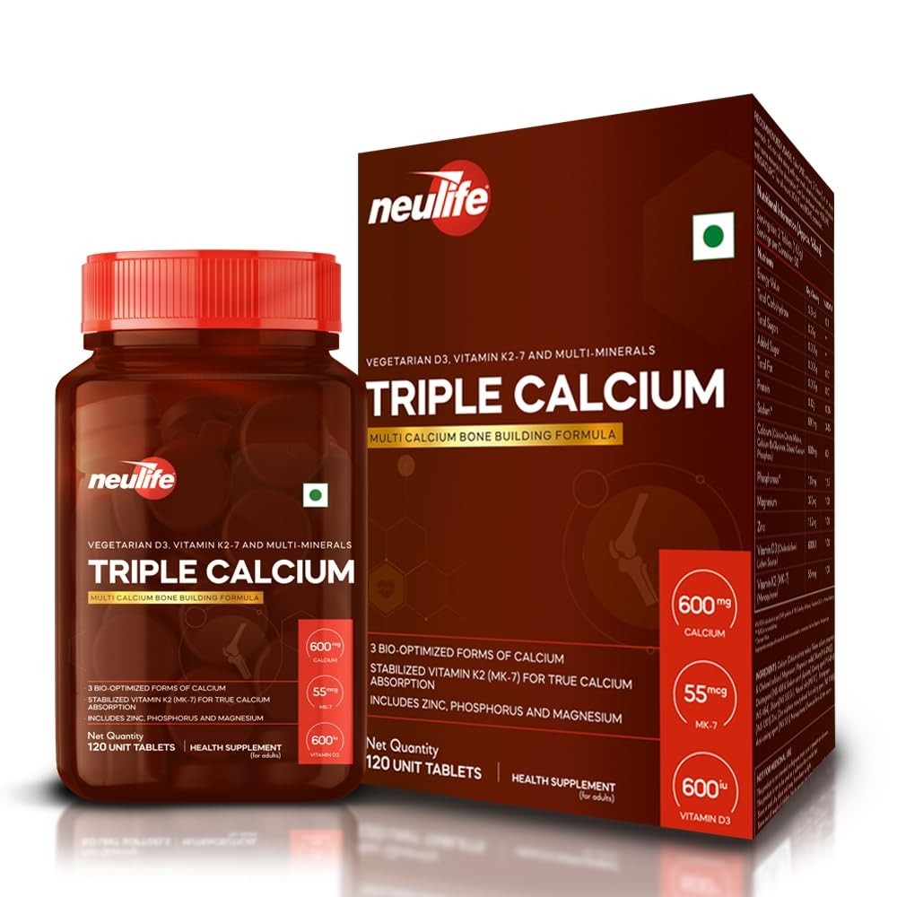 Neu.life Triple Calcium K2-7 D3 120 Tabs Bone Support