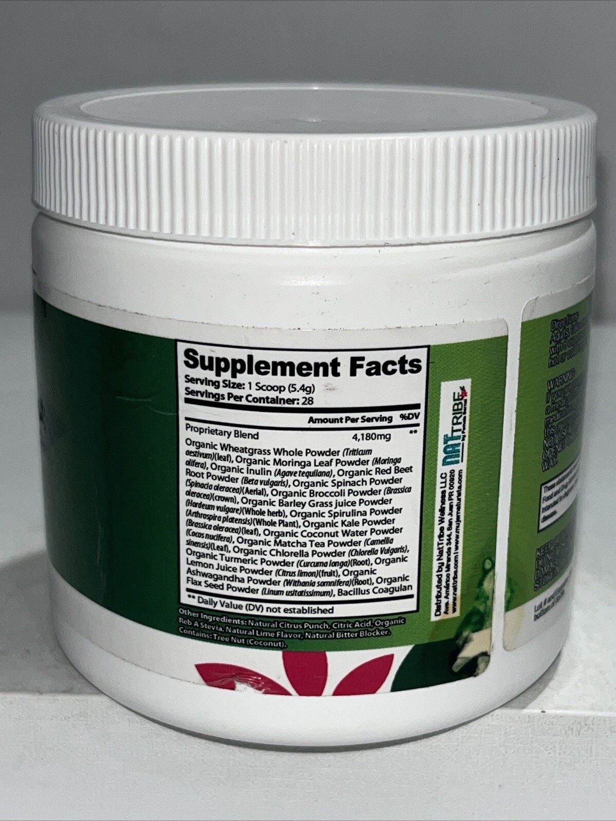 Essential Greens Juice Powder Sealed 28 Servings