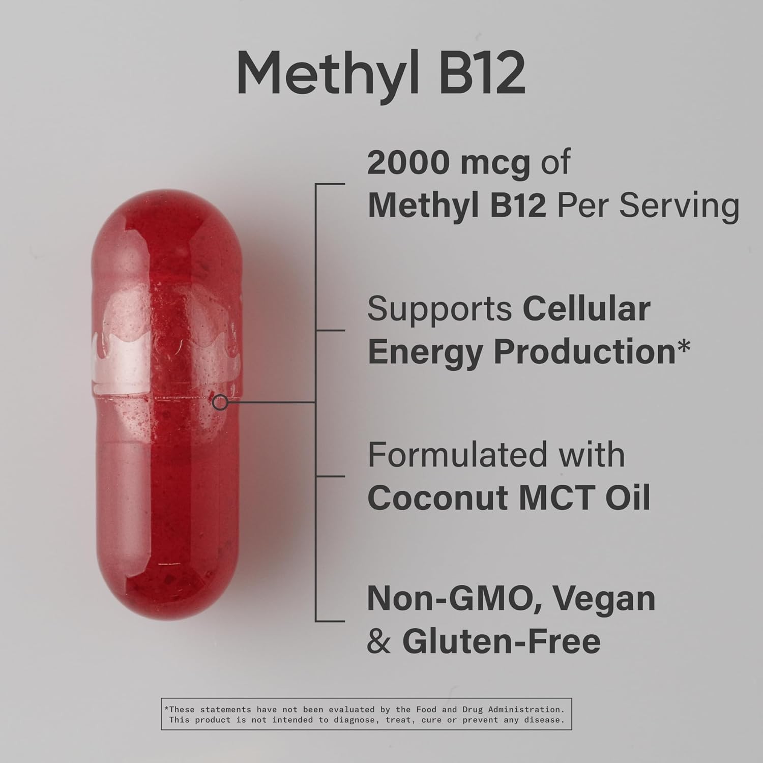 Sports Research Vitamin B12 Methylcobalamin 2000mcg 120