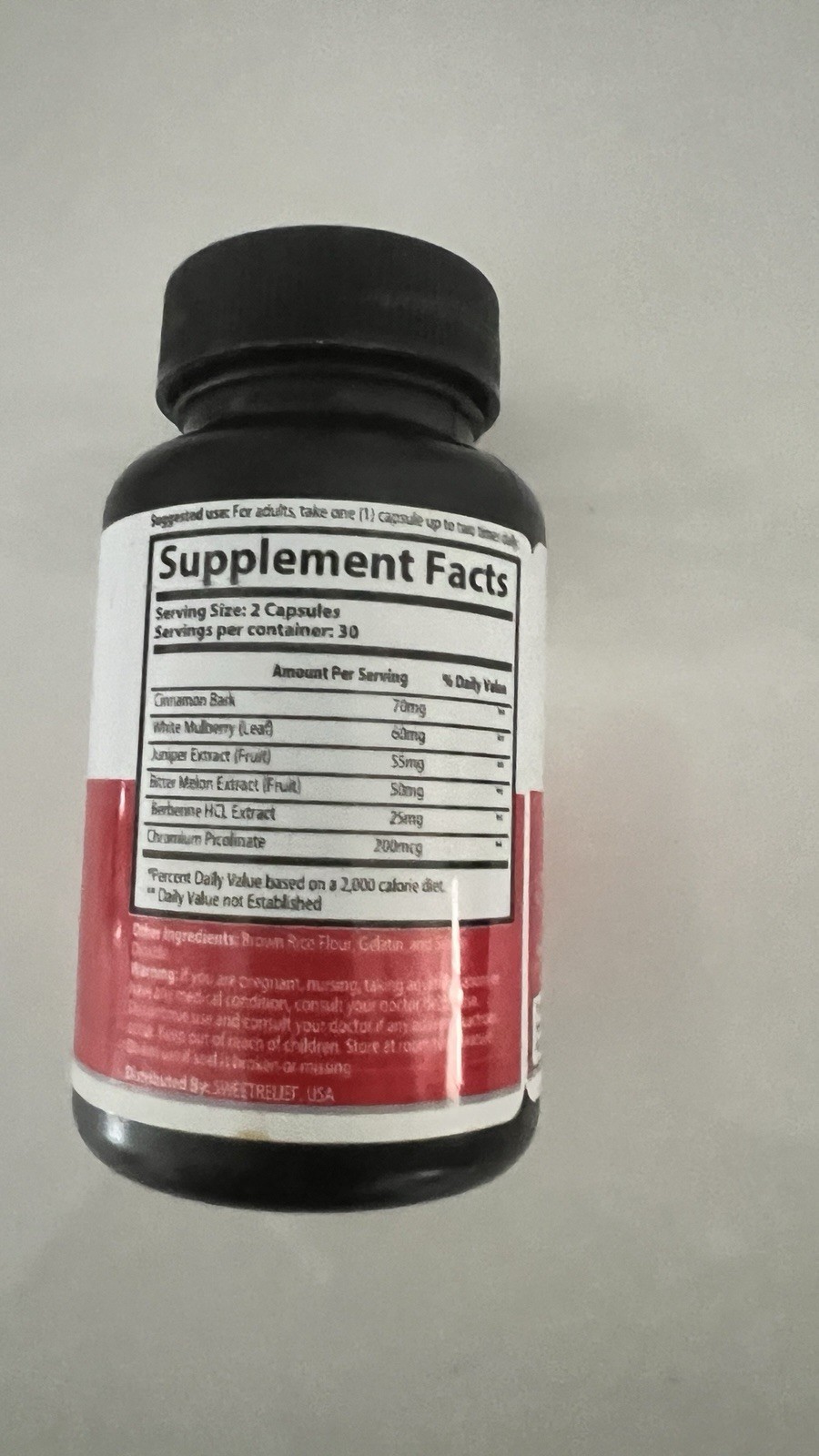 3-Sweet Relief Glycogen Support Capsules, Sweet Relief Pills (60 Capsules)