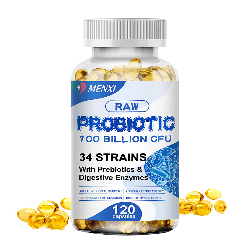 100 Billion Probiotics CFU Potency Gut Health 120 Capsules Probiotic Supplement