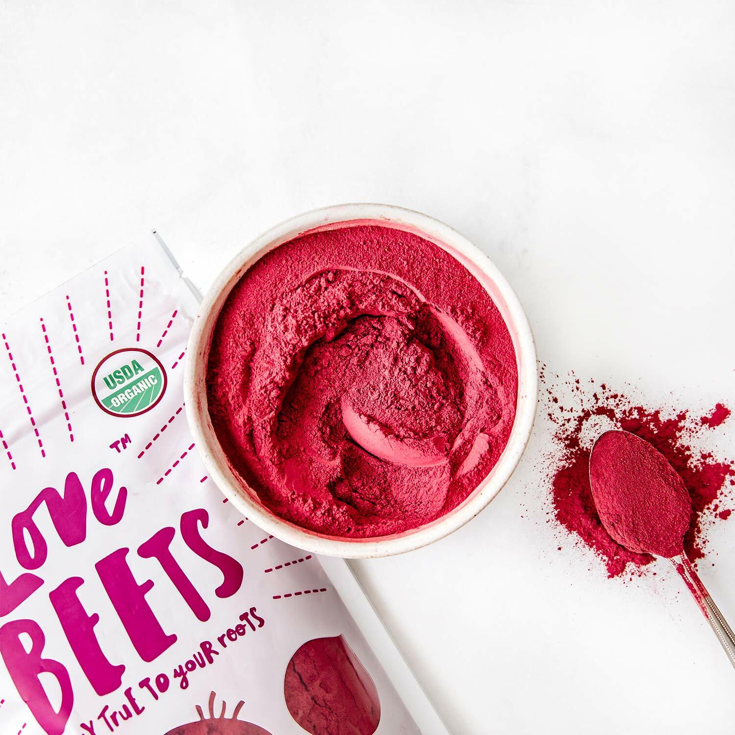 Love Beets Organic Beet Powder Nitric Oxide Boosting 1 Pound 90 servings