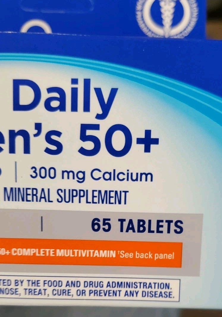3 Boxes One Daily Women’s 50+ Multivitamin/Multimineral 195 TABLETS- SHIPS FREE