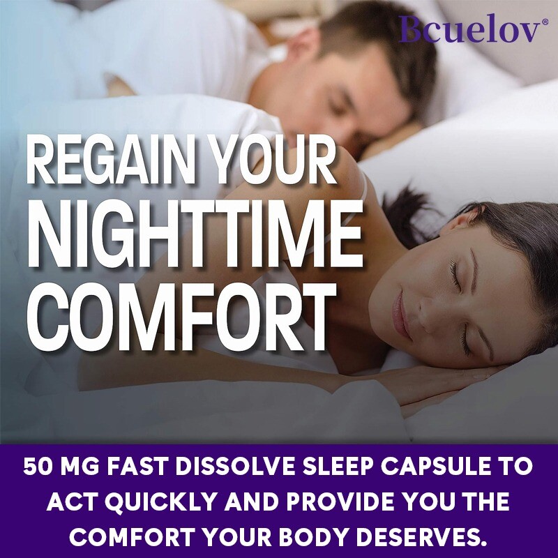 25mg Sleep Support Capsules Improve Sleep Quality Relieve Stress Sleep 30/60/120