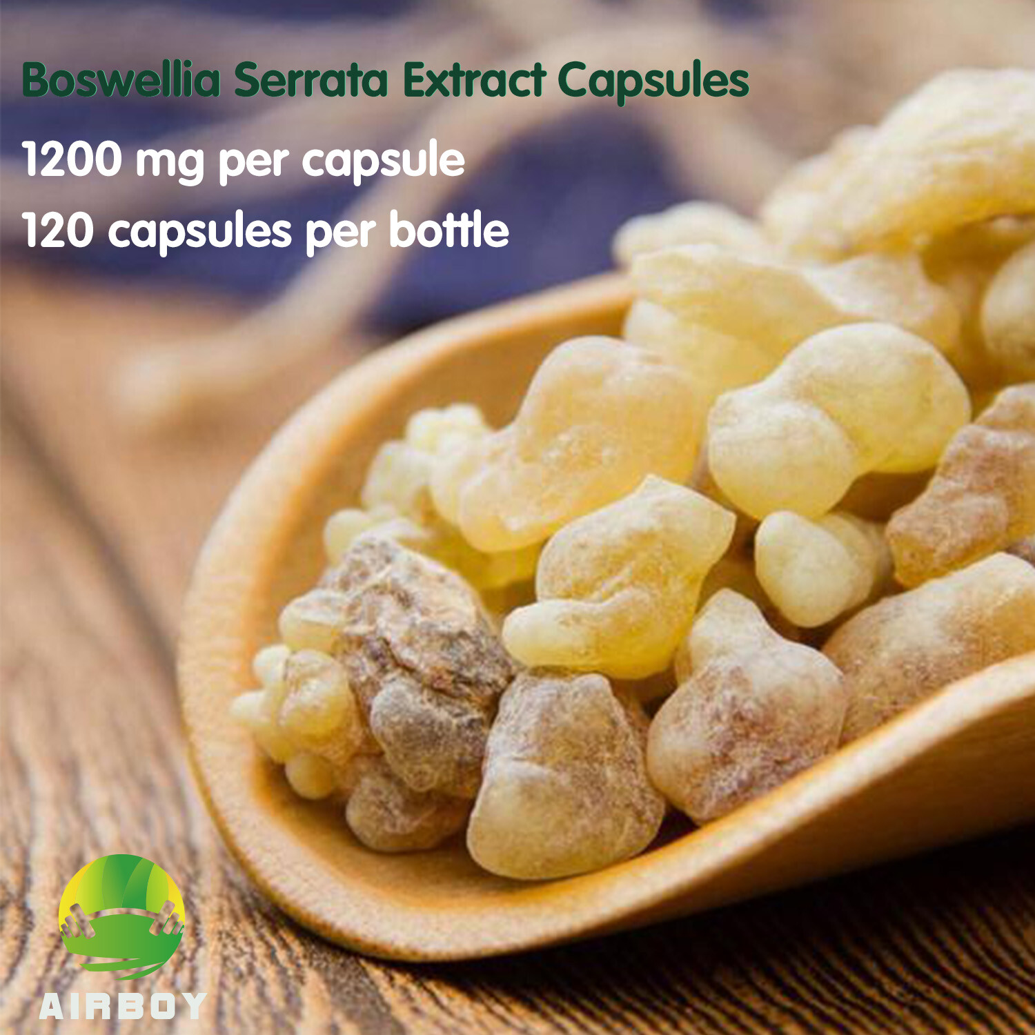 120pcs Boswellia 1200mg – Pain Relief and Support Optimal Muscle, Joint Health