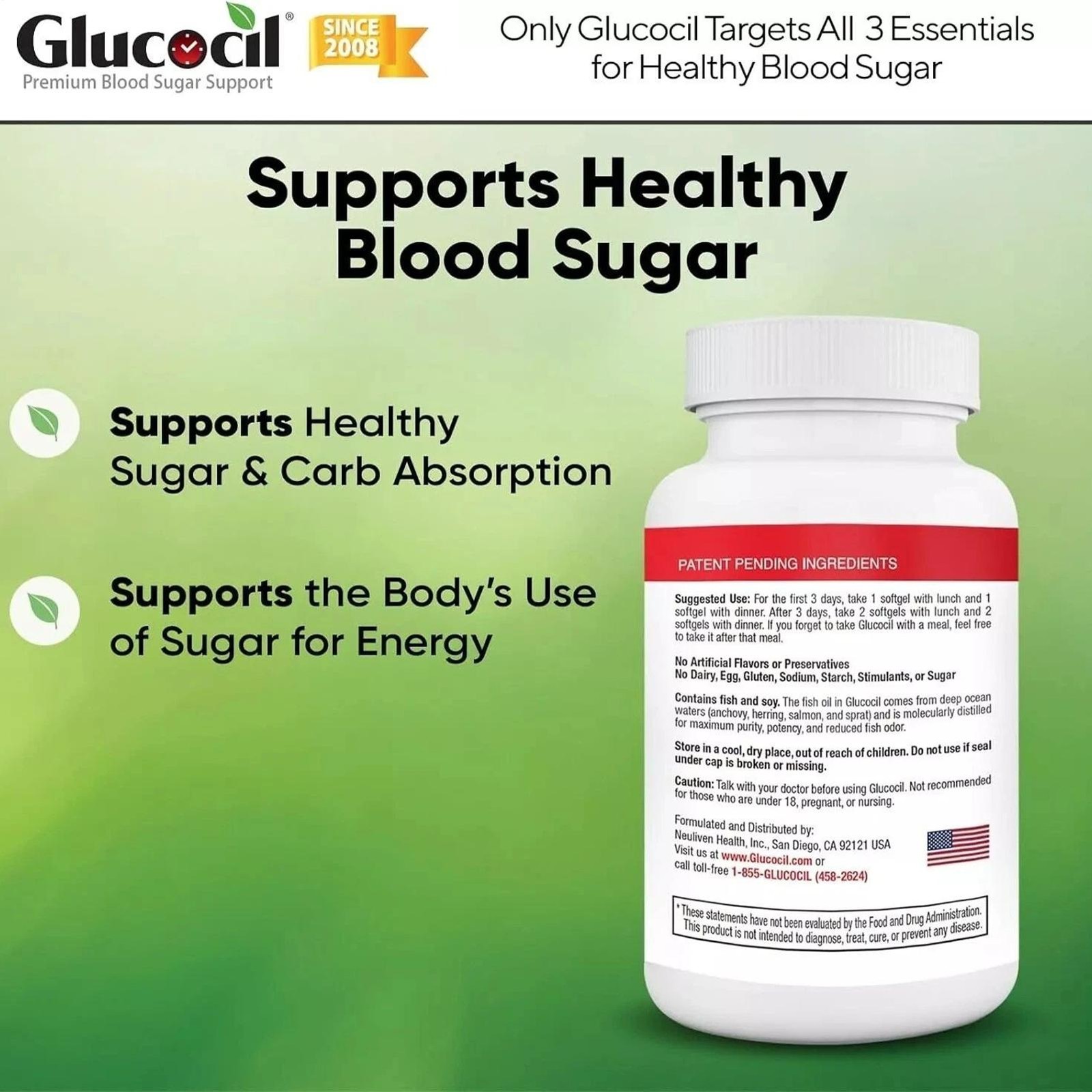 30-Day Supply 120CT – Premium Blood Sugar Support