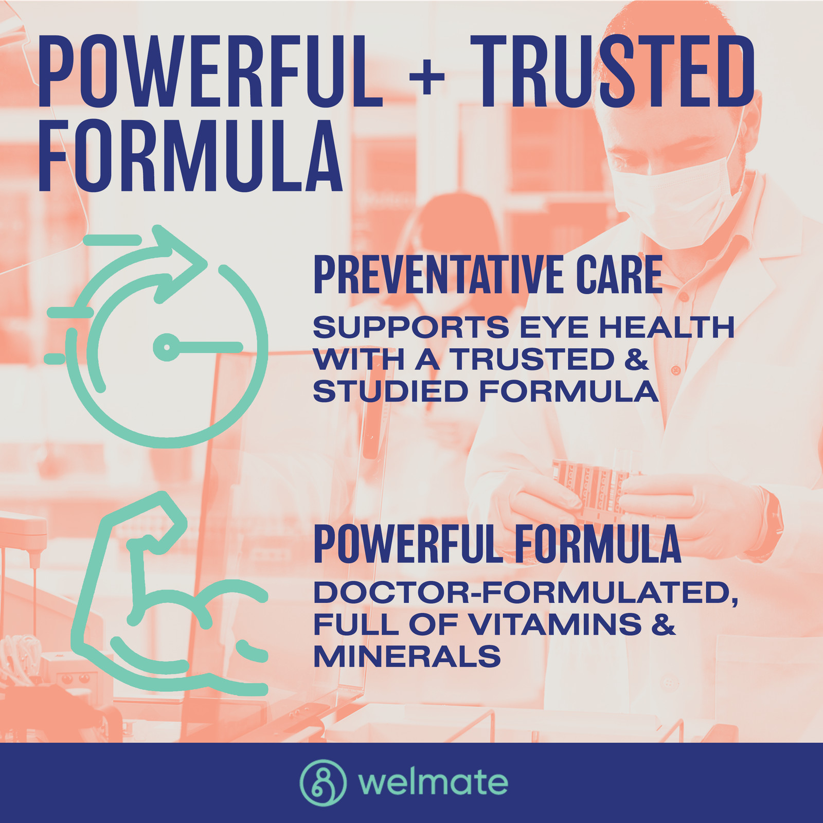 WELMATE AREDS 2 Eye Vitamin & Mineral Supplement, 240 Softgels Exp 6/27