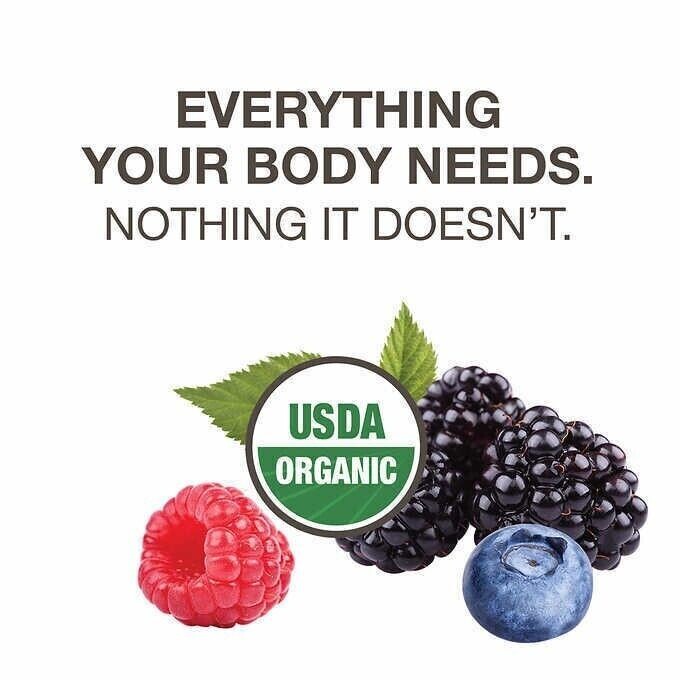 Terra Kai USDA Organic Juce Super Fruit&Veggie Vitamin Blend Garden Berry 12 oz