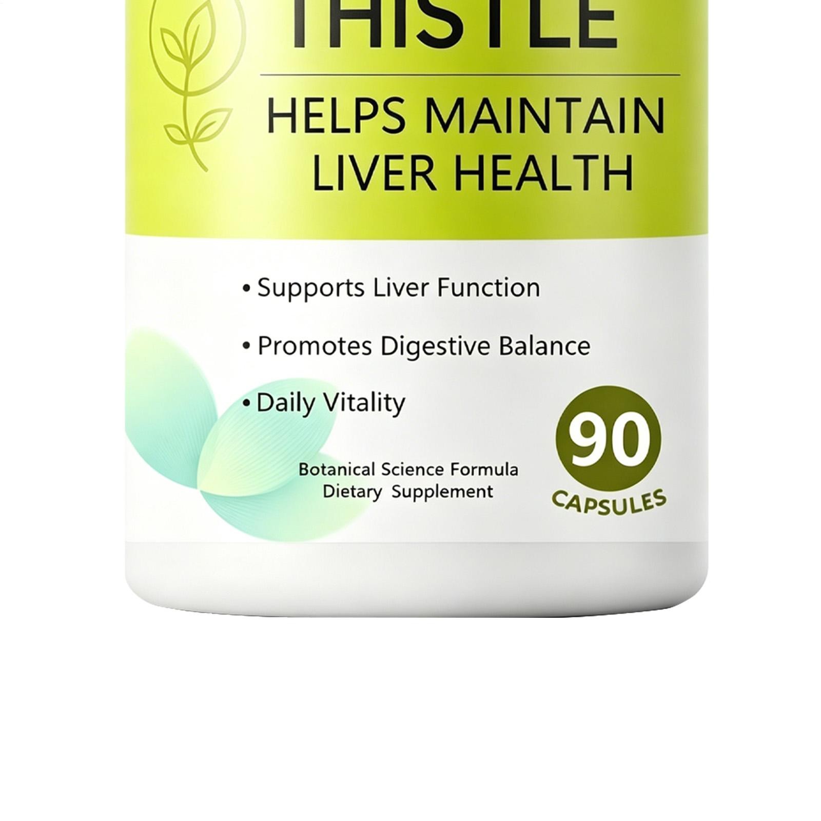 2pcs Uvora Milk Thistle Detox Premium Herbal Supplement formulated with Milk Thi