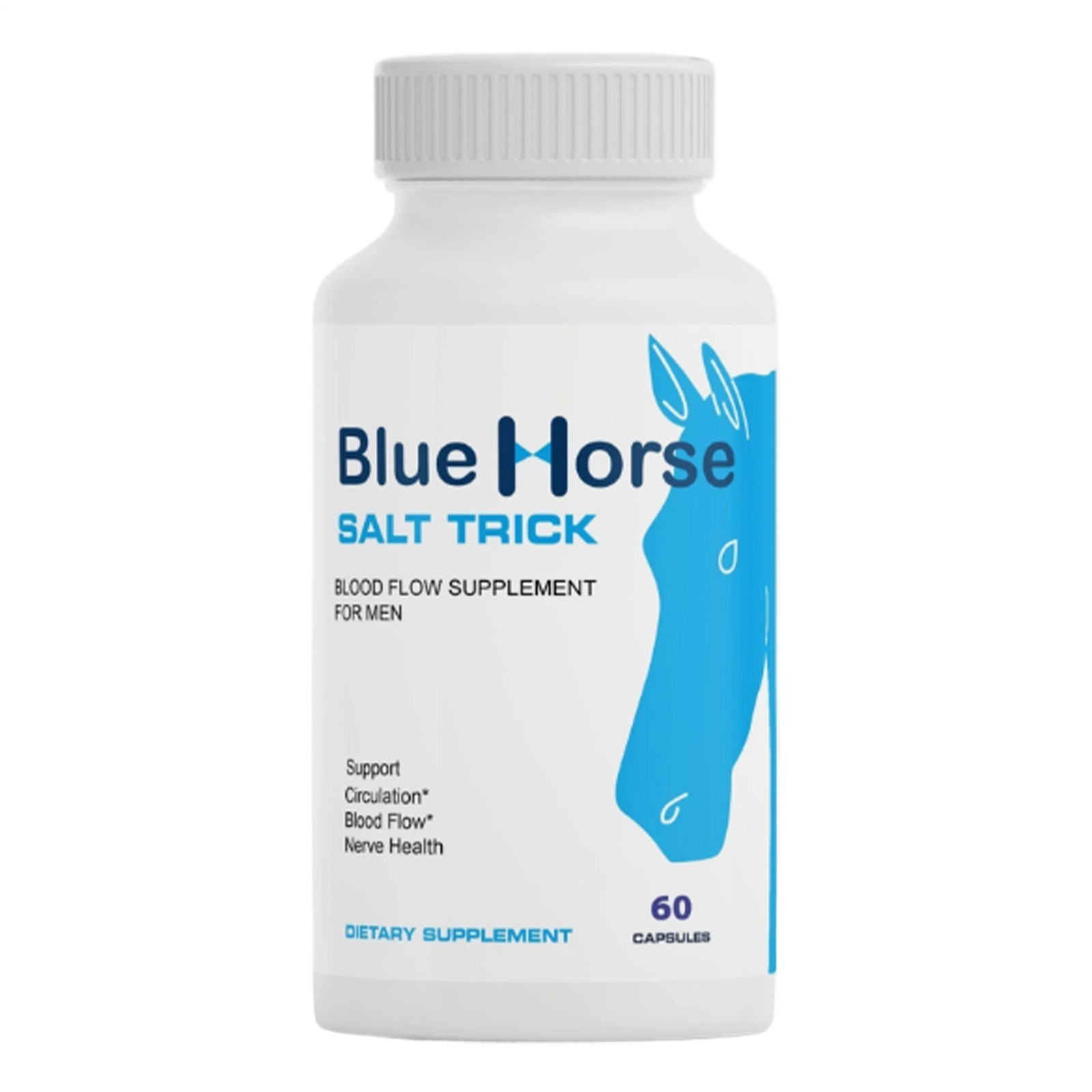 `( 1 Pack ) Blue Horse Salt Trick – Our Best Blood Flow Supplement For Men