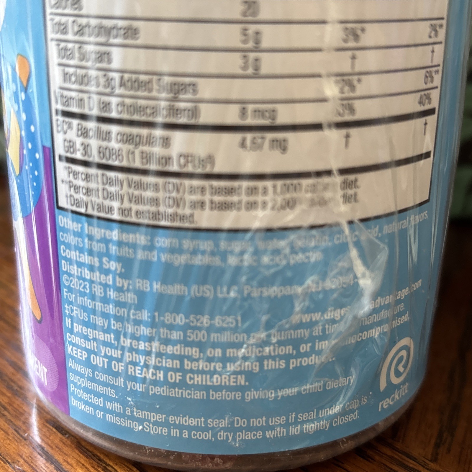 2 Pack Digestive Advantage Daily Probiotic – 60 Count Gummies Kids 12/26