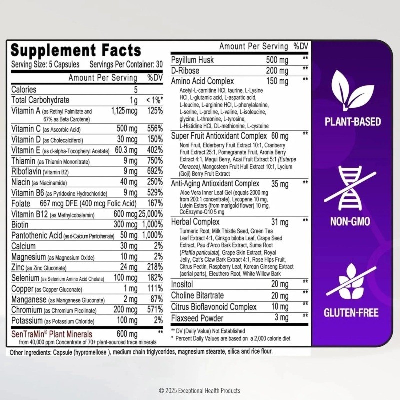 3 packs of immune 150 immune support supplements, containing 70 plant minerals-