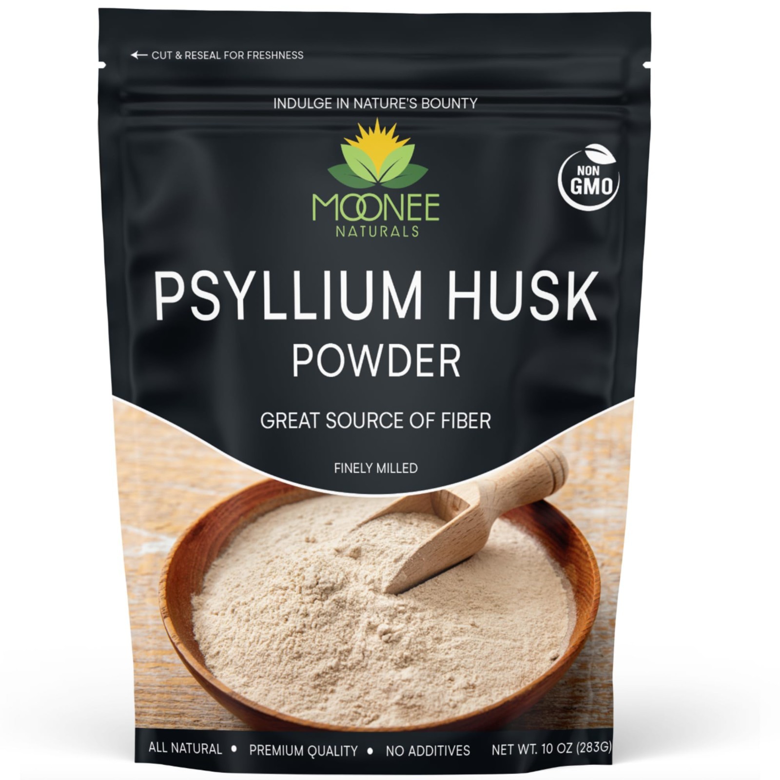 Psyllium Husk Powder (10 OZ), Gluten Free, Non GMO, Finely Ground, Keto Friendly