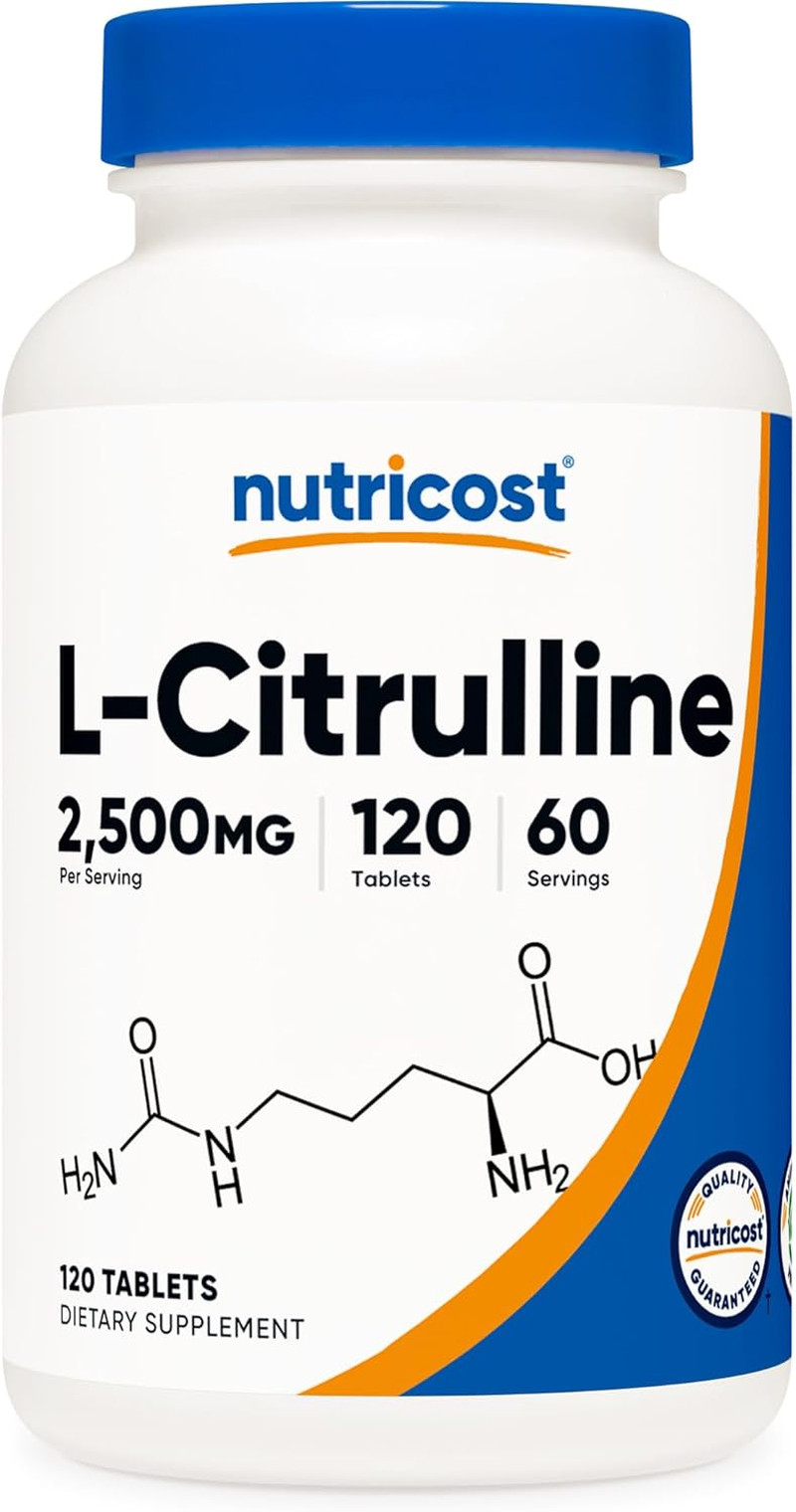 L-Citrulline 2500Mg per Serving, 60 Servings, 1250Mg per Tablet, 120 Tabs – N…