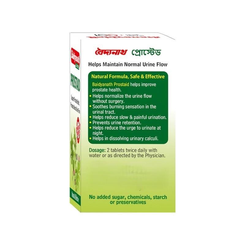 Baidyanath Prostaid Pills for Men Supports Male Prostate Health (50 Tablets)