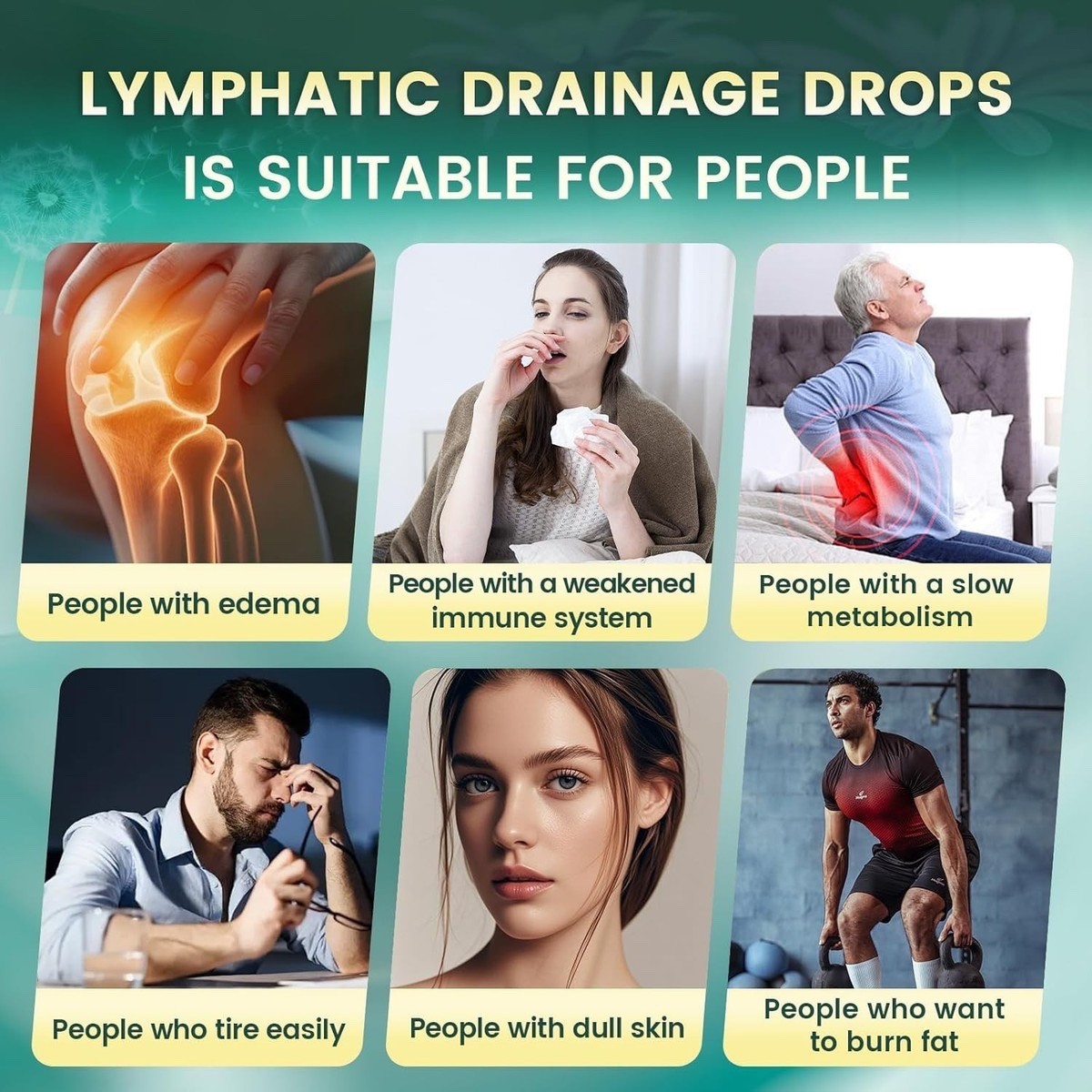 21-in-1 Lymphatic Drainage Drops for Liposomal, 6000mg Immune & Lymph System