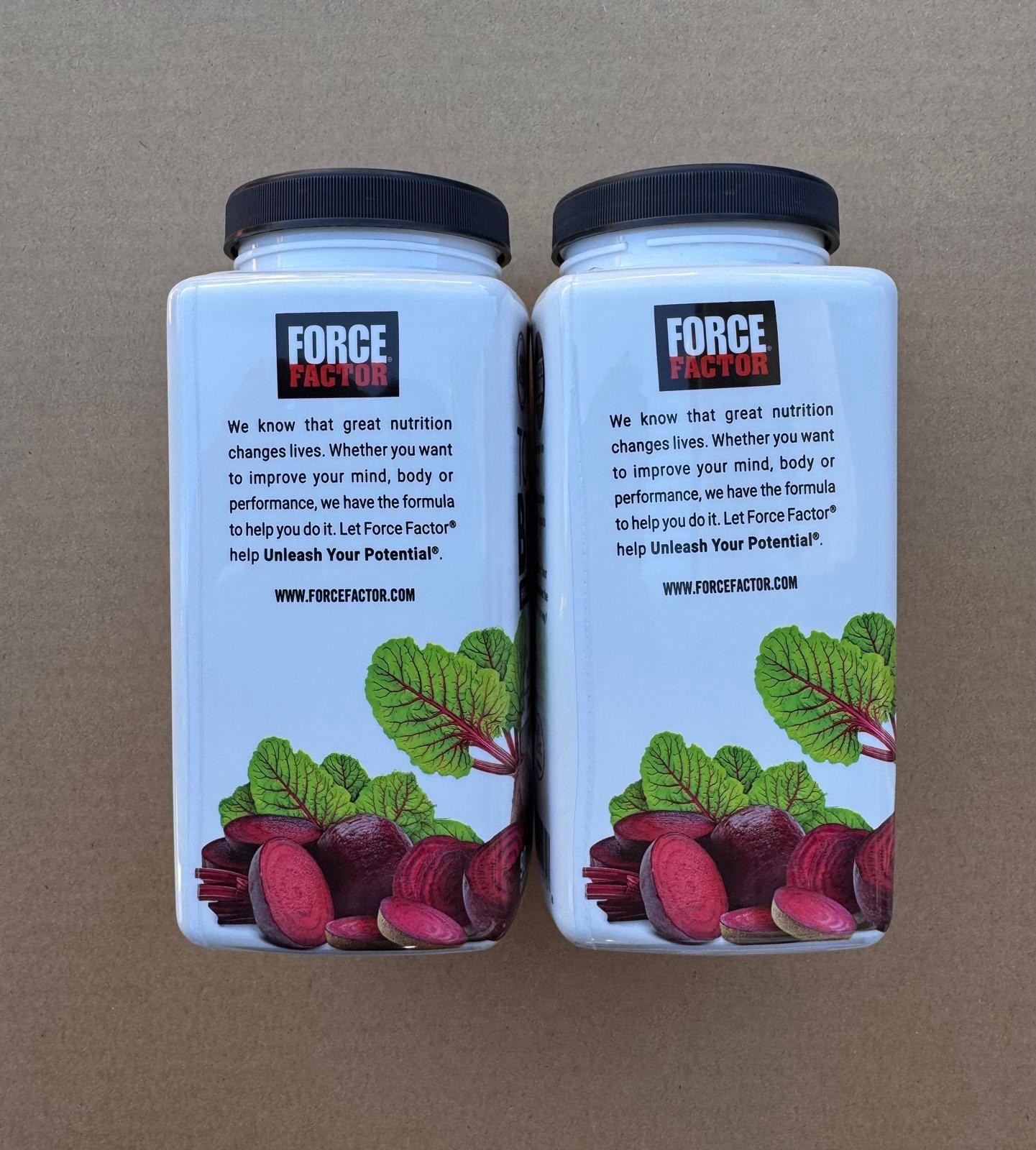 Force Factor Total Beets Soft Chews 180 Ct Acai Berry Heart Energy Exp 11/2027