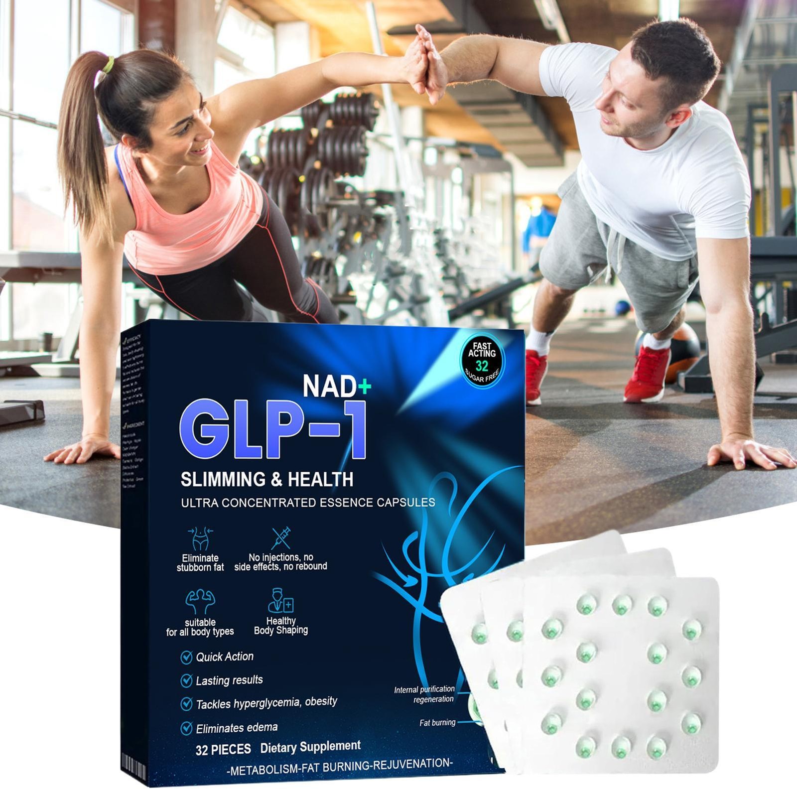 Gut Support Health PEAKA GL P – 1 Ultra Concentrated Liquid Pearls Fat Loss